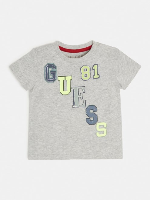 Camiseta Guess Con Logo En La Parte Delantera Gris Multi