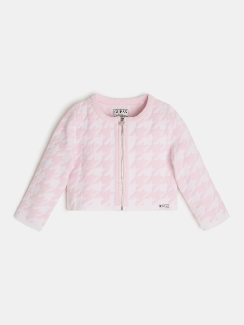 Supongo Que Suéter Rosa De Pata De Gallo