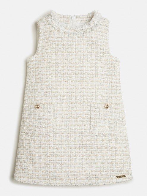 Supongo Que Vestido De Tweed Blanco