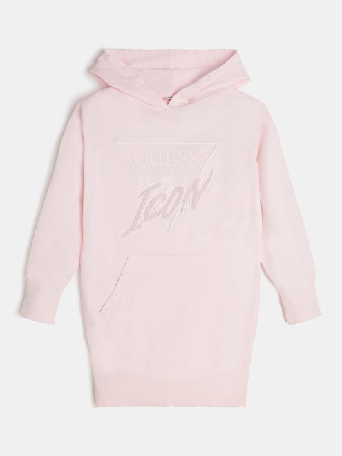 Vestido Rosa Con Capucha