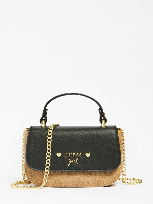 Bolso Micole 4g ​​logo Negro Guess