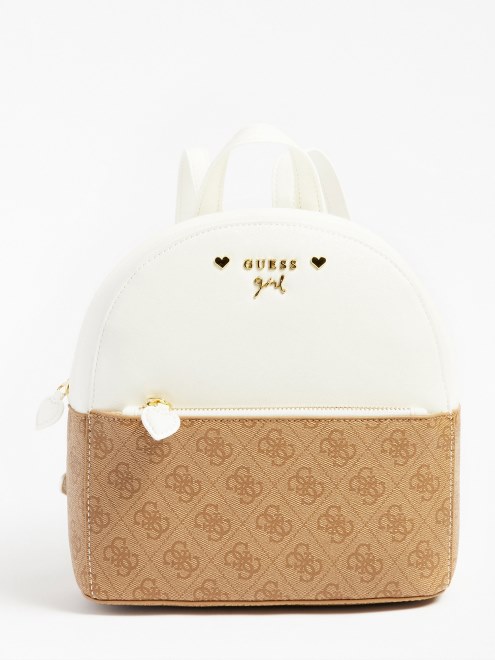 Mochila Con Logo 4g Blanca Supongo