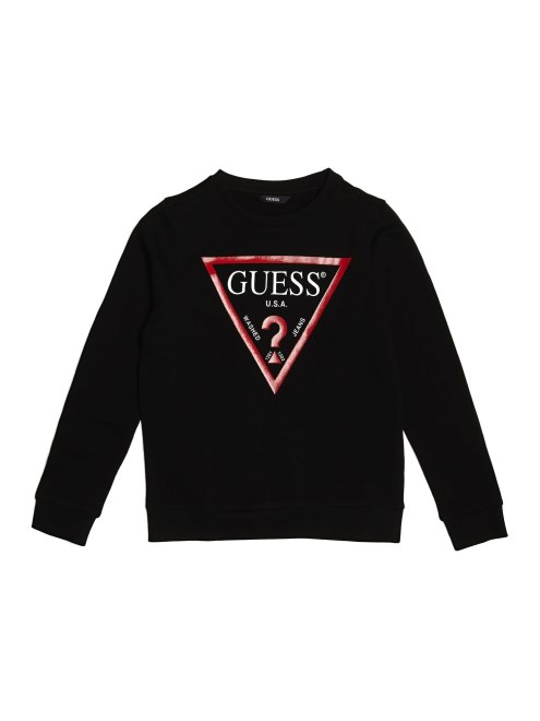 Sudadera Con Logo De Triangulo Guess Negra