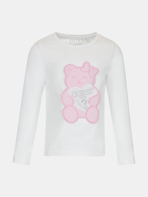 Camiseta Guess Con Logo En La Parte Delantera Blanca