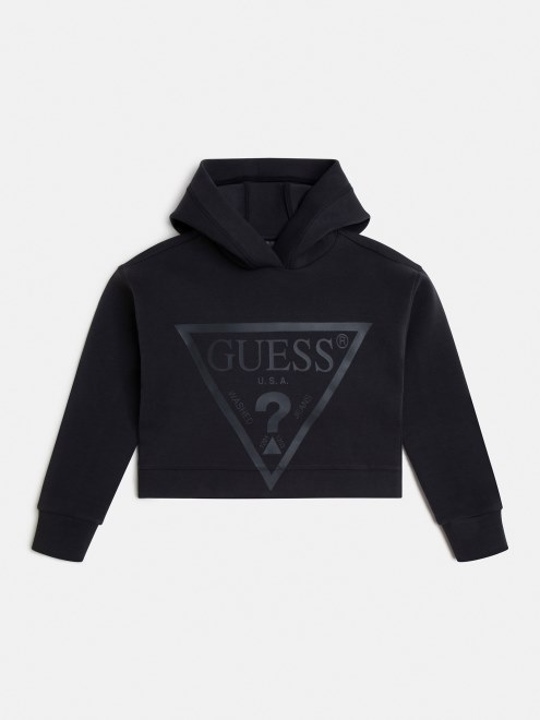 Sudadera Con Logo De Triangulo Guess Gris Oscuro