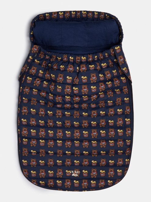 Saco De Dormir Acolchado Multi Recien Nacido Azul Guess