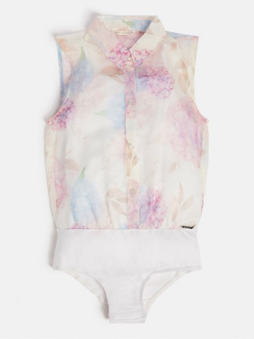 Camisa Con Estampado En Todo El Cuerpo Guess Multi Rosa