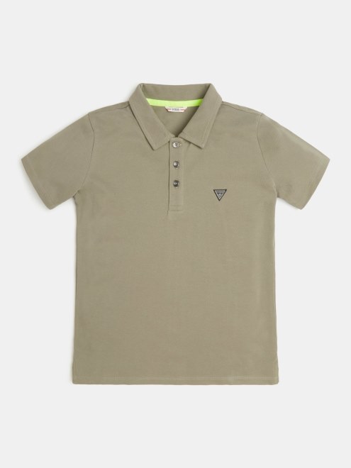 Guess Polo De Algodon Verde