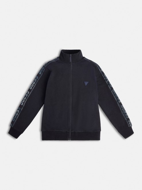 Sudadera Guess Azul Con Cierre De Cremallera