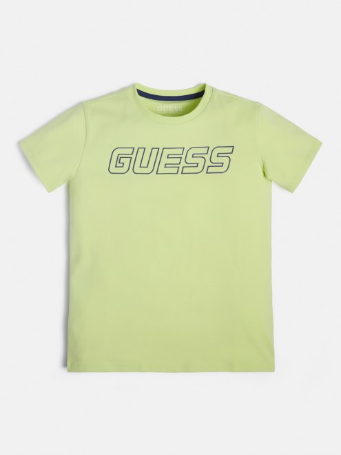 Camiseta Con Logo En La Parte Delantera Verde Guess