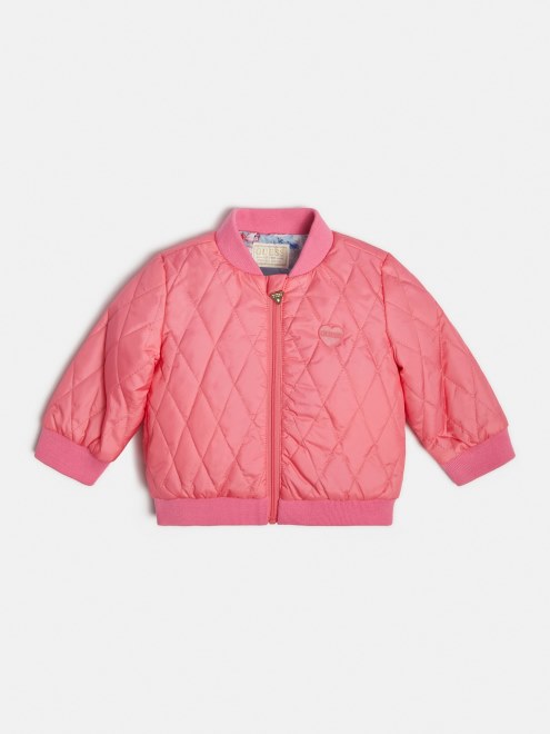 Guess Chaqueta Bomber Reversible Rosa