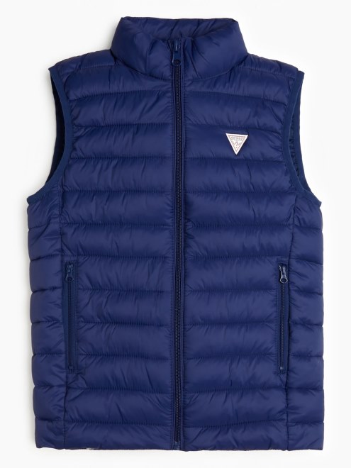 Chaqueta Acolchada Sin Mangas Azul Supongo