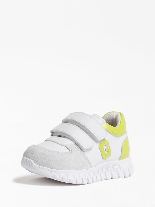 Zapatilla Running Piel Lanza Blanca (21-26) Adivinar