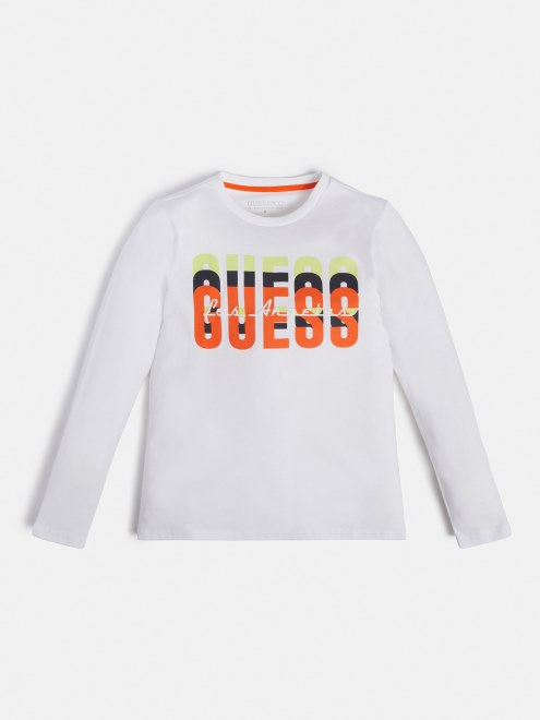 Camiseta Blanca Con Logo En La Parte Delantera