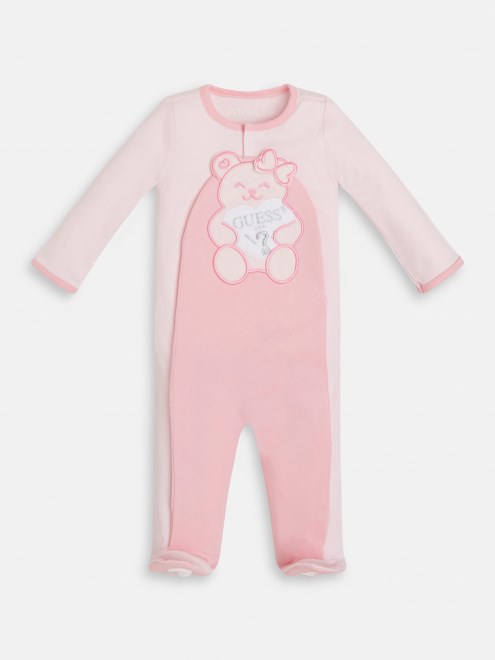 Parche Con Logo En La Parte Delantera Overol Guess Rosa