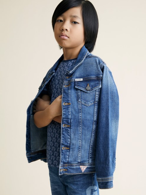 Guess Chaqueta Vaquera Regular Fit Azul