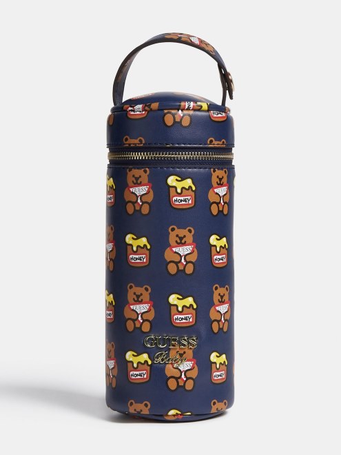 Estuche Porta Biberon Guess Para Recien Nacido Azul Multi