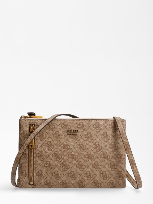 Naya 4g Logo Mini Bandolera Marrón Guess