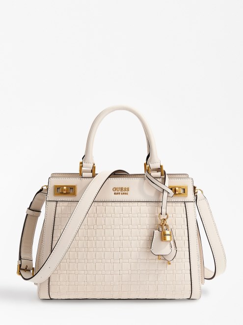 Bolso De Mano Tejido Guess Katey