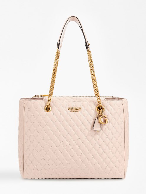 Guess - Bolsillo Shopper Acolchado Maila Beige