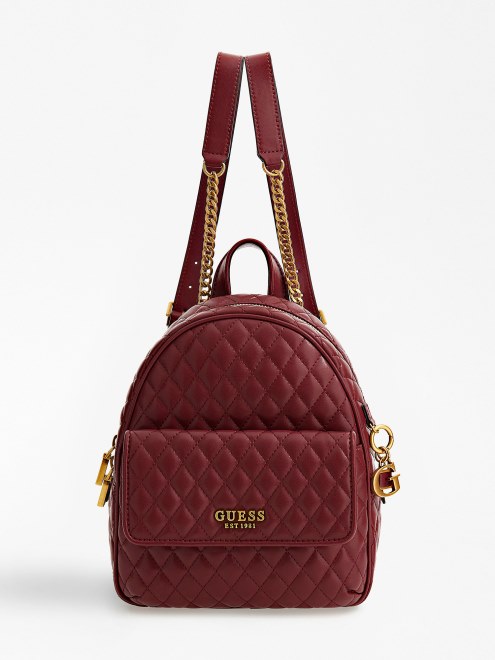 Mochila Acolchada Maila Guess Roja