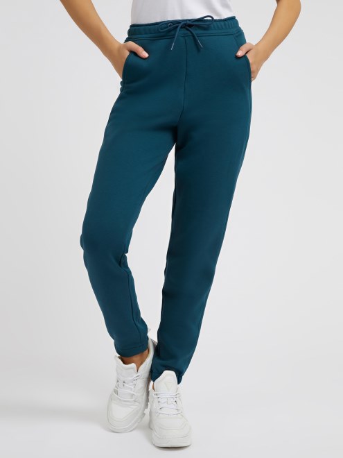 Joggers Guess Azules Con Logo En La Espalda