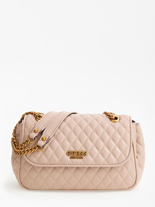 Bolso Crossbody Guess Acolchado Maila Beige