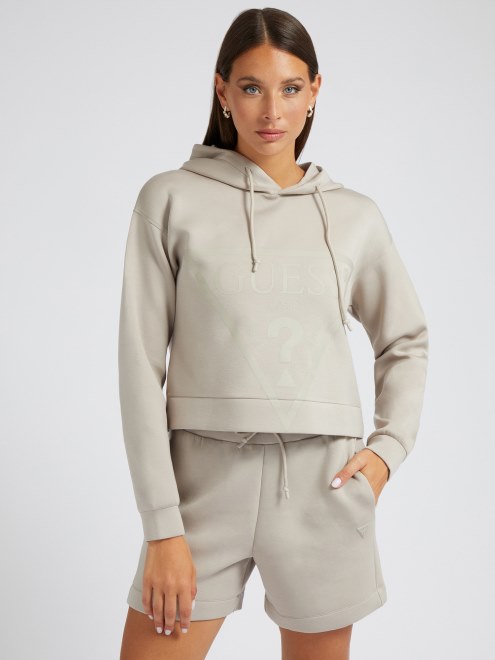 Sudadera Guess Beis Con Logo En La Parte Delantera