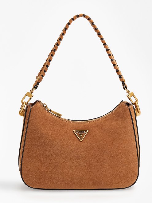 Minibolso De Hombro Guess Kaoma De Ante Beige