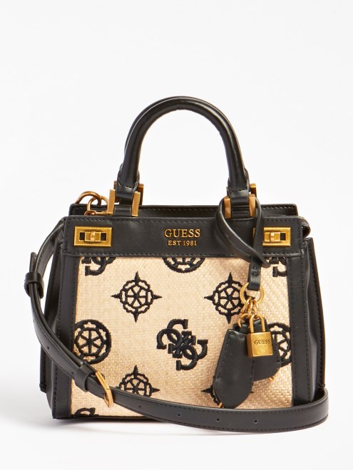 Minibolso Katey 4g Peony Logo Negro Multi Adivinar