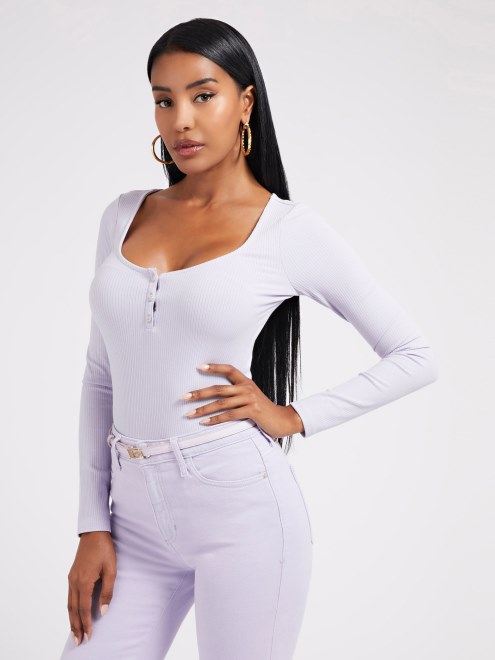 Joya Lila Botones Superior Adivinar