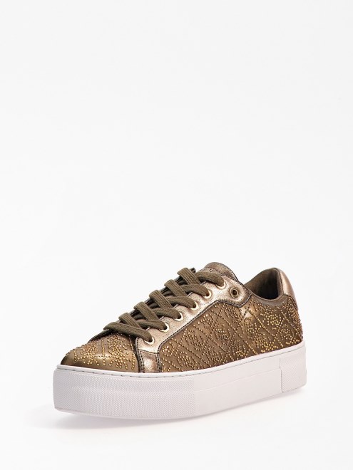 Garmini Strass 4g Logo Zapatillas Guess Verde