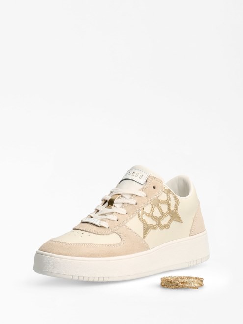 Zapatillas Sidny Blancas De Cuero Real Conjetura