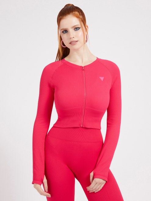 Conjetura Superior Activa Sin Costuras De Costilla Rosa