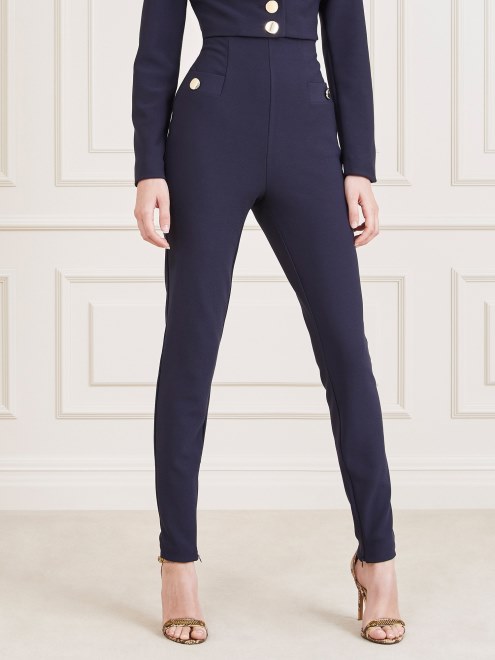 Pantalon Azul De Corte Ajustado Guess Marciano