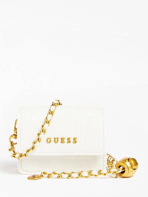 Bolso Bandolera Mini Con Estampado De Cocodrilo