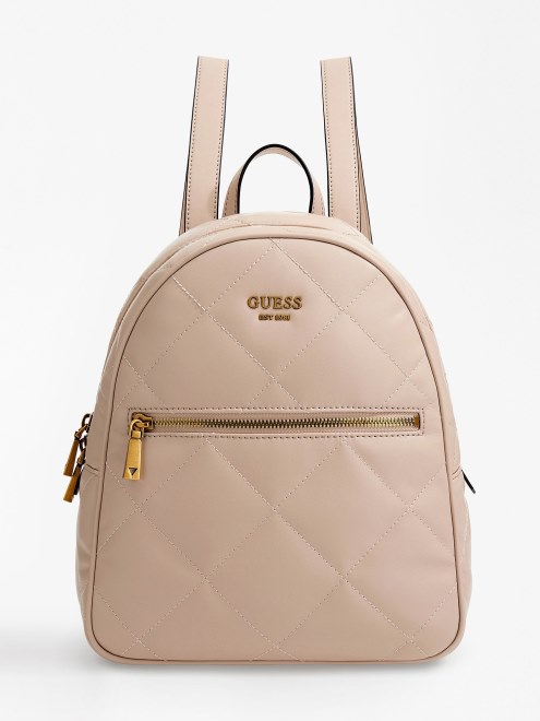 Mochila Acolchada Guess Vikky Beige