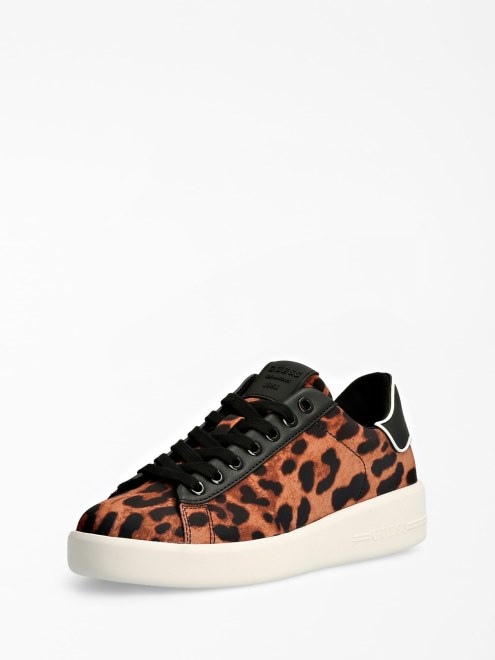 Tenis Con Estampado Animal Rockies Guess Animalier