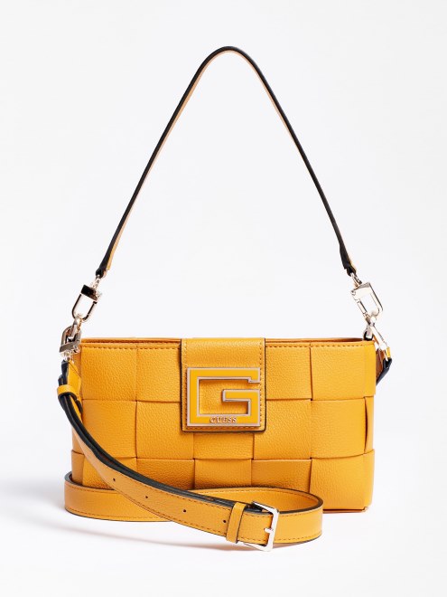 Bolso De Hombro Liberty City Trenzado Adivinar Amarillo