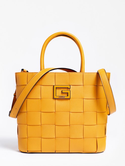 Shopper De Liberty City Trenzado Adivinar Amarillo