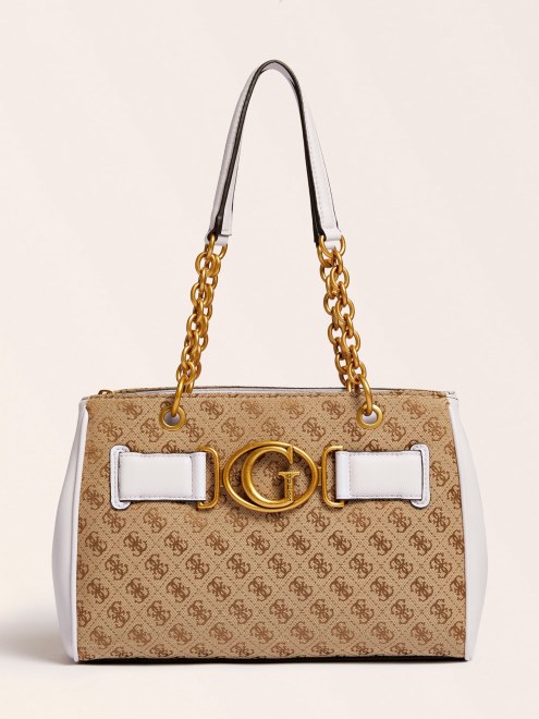 Bolso De Hombro Guess Lli Aviana 4g Con Logo