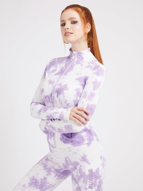 Top Activo Tie-dye Adivinar Violeta