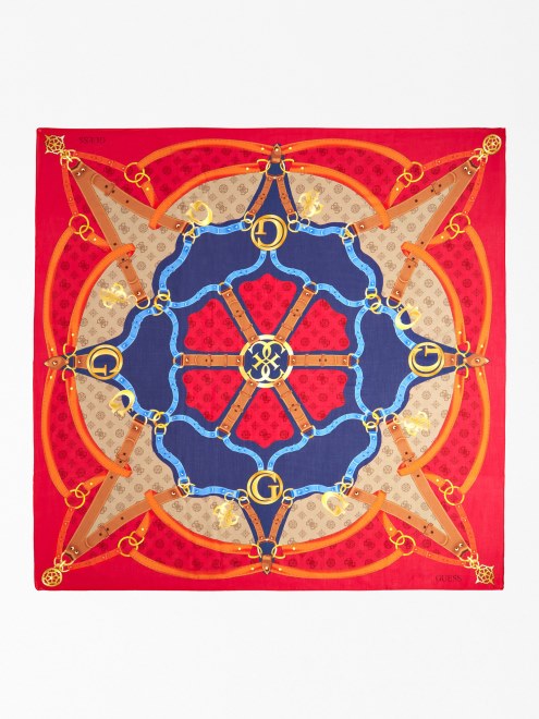 Logotipo De Peonía 4g Kefiah Adivinar Rojo