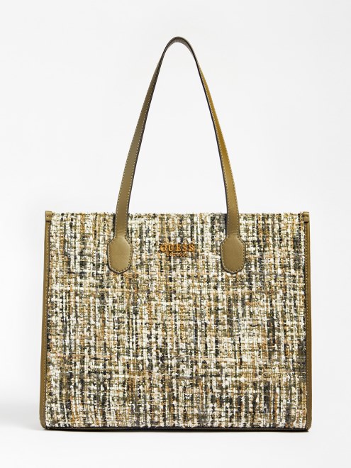 Shopper Guess Silvana Y Tweed Verde