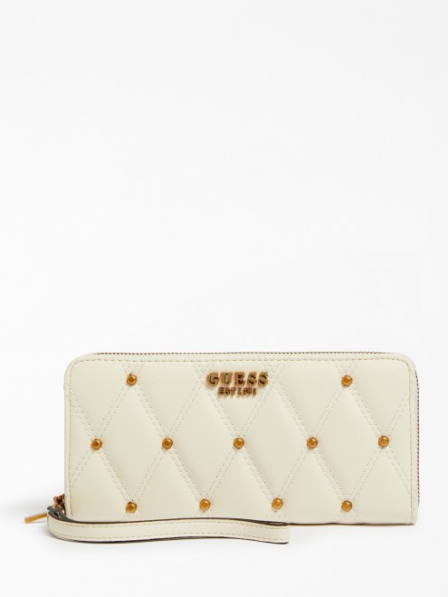 Cartera Maxi Acolchada Triana Blanca Adivinar