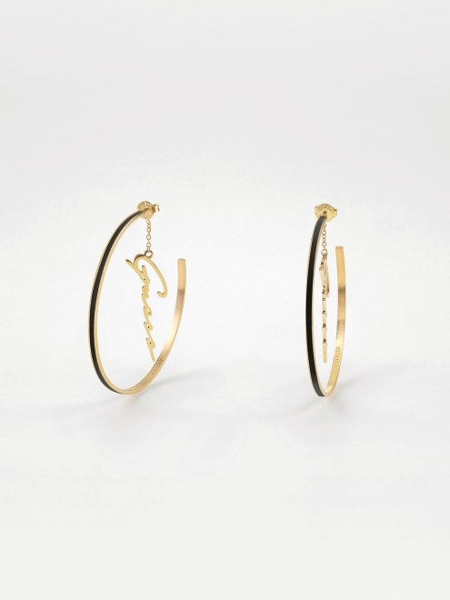 Guess Beach-party-pendientes Negro Multi