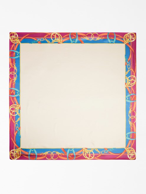 Cinturón Estampado Kefiah Supongo Burdeos