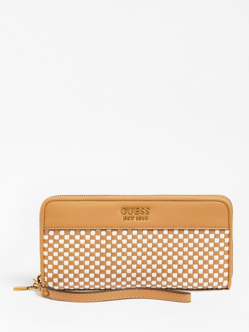 Cartera Katey Maxi Multi Beige Guess