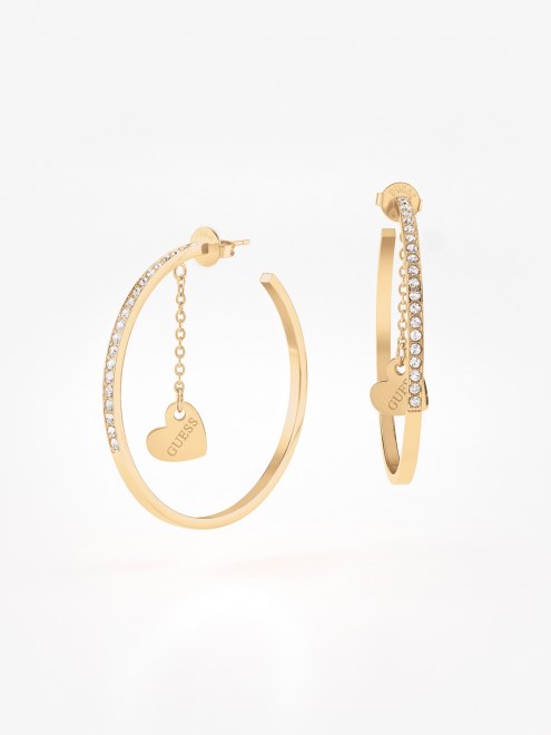 Pendientes De Corazon A Corazon De Oro Multiple Adivinar