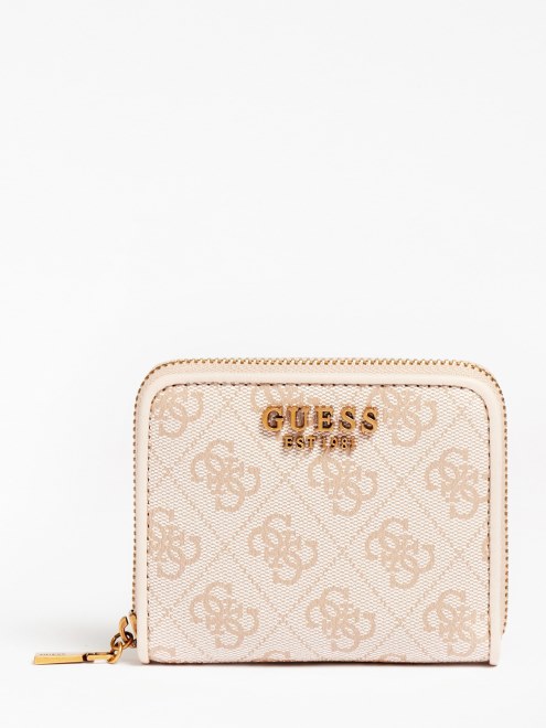 Izzy 4g Logo Mini Billetera Crema Adivinar